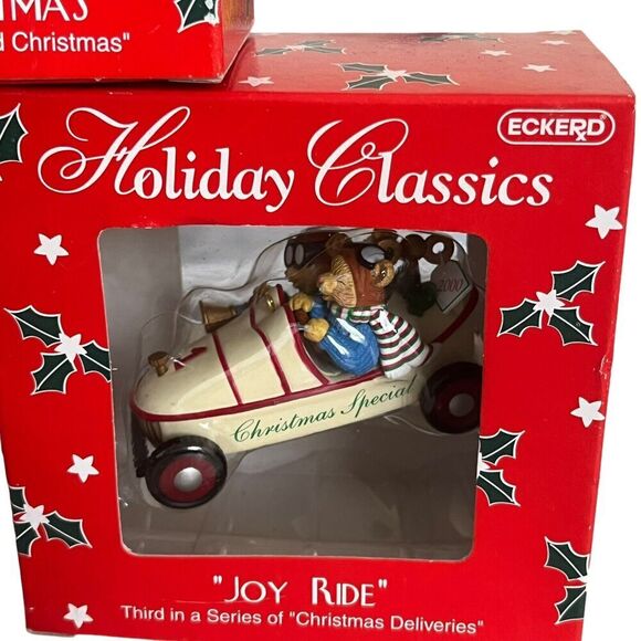 Eckerd Holiday Classics Ornaments Vintage Lot of 3 Christmas Series New in Box - Picture 4 of 10